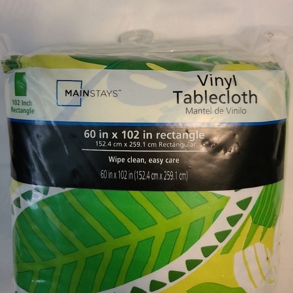 Mainstays Vinyl Tablecloth Tropical Theme 60X102 - Picture 2 of 5
